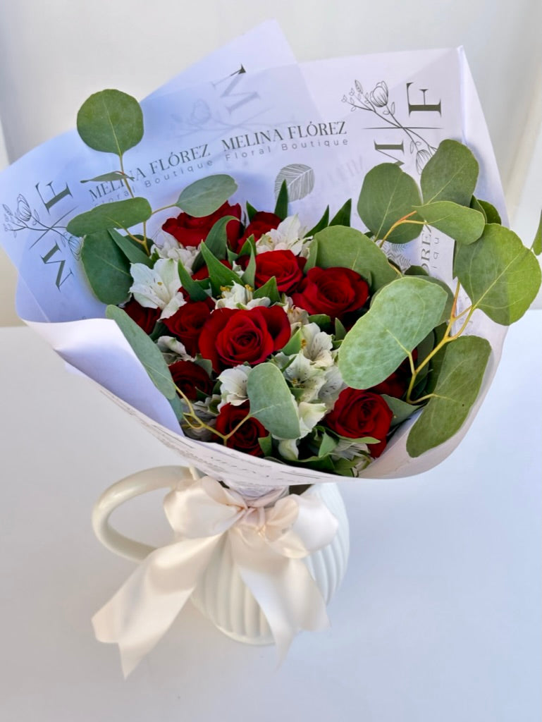 Bouquet Vogue Red Roses