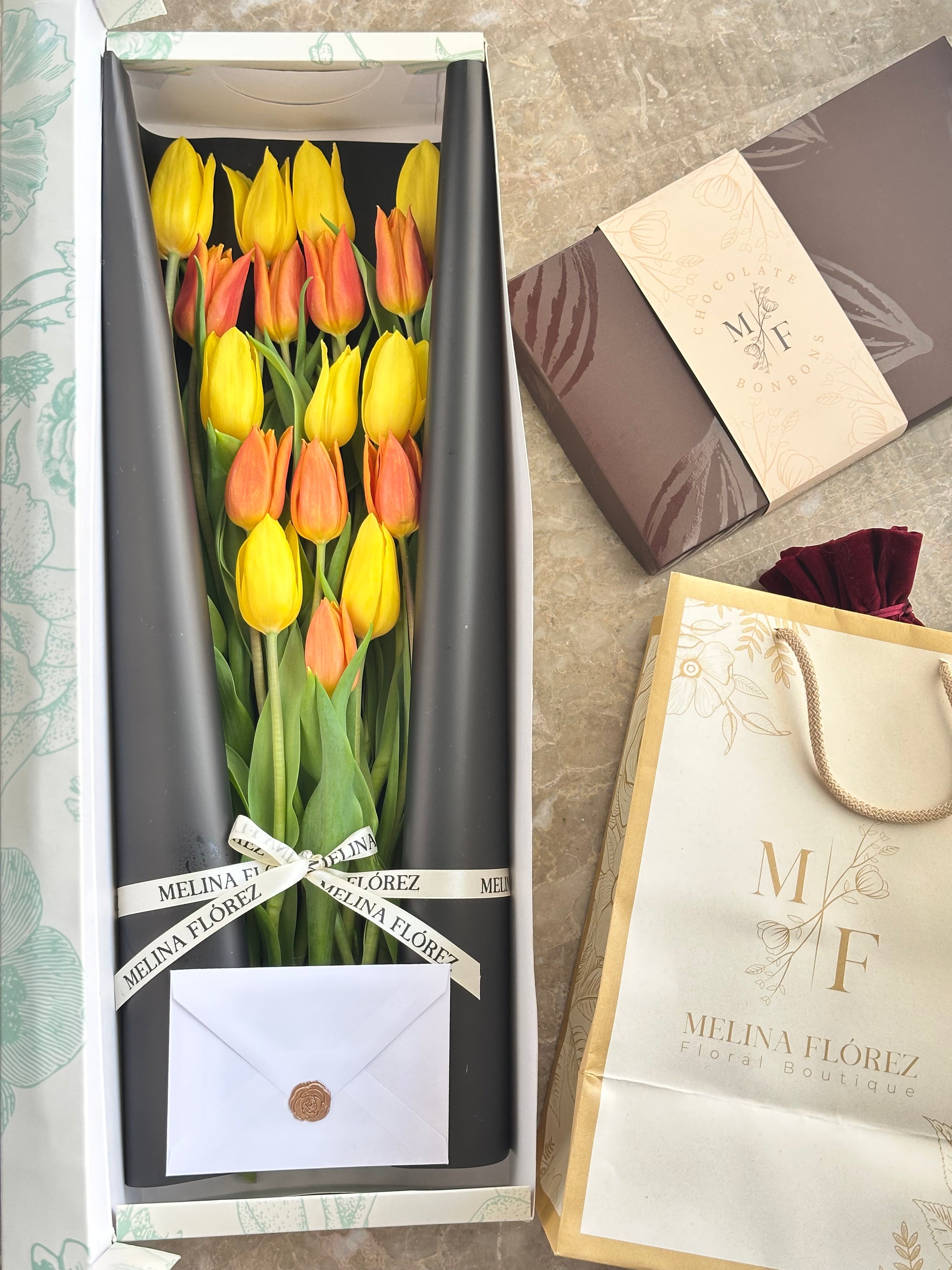 Gabbie Tulips (Black Paper)